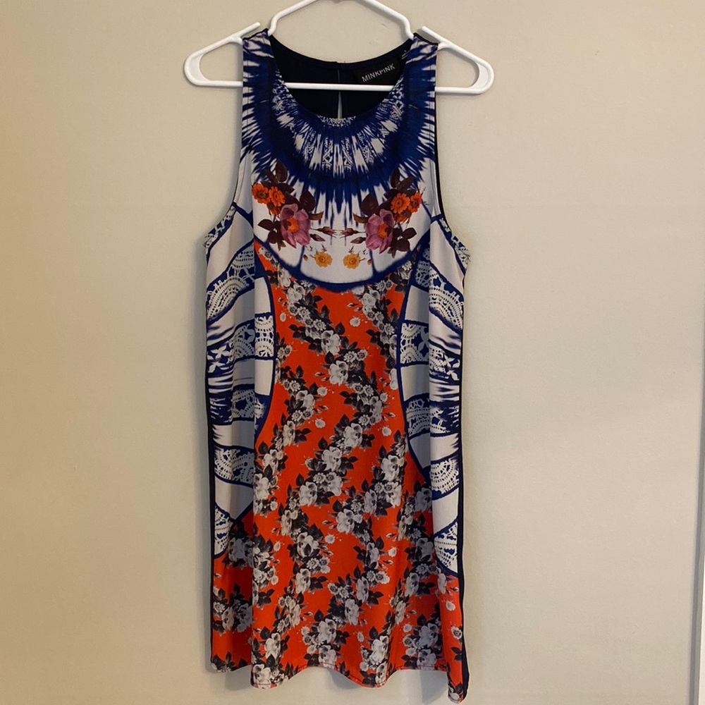 Mink Pink Colorful Shift Dress